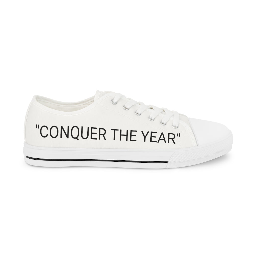 "CONQUER THE YEAR" Low Top Kicks